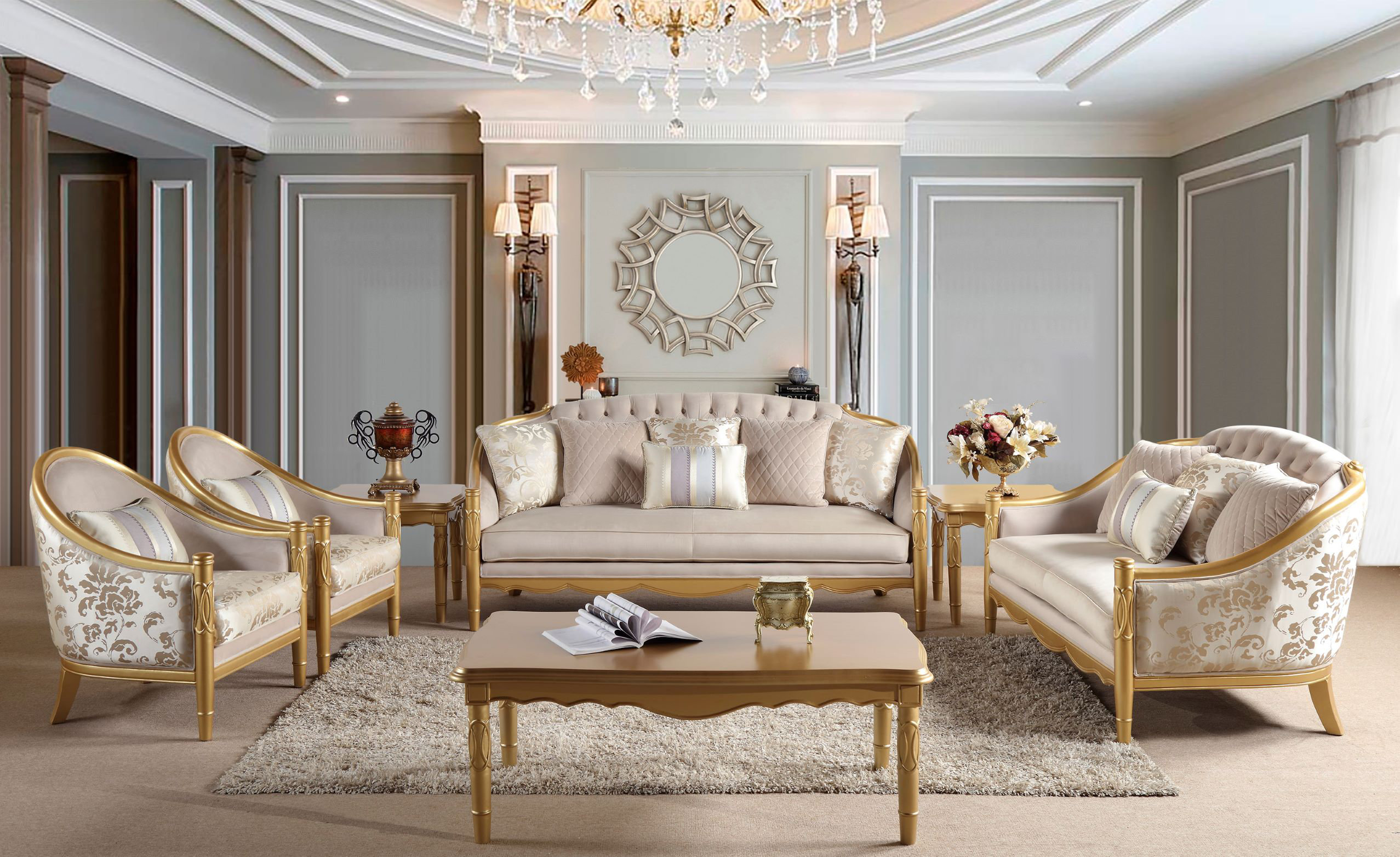 Rosdorf Park Culbert 6 Piece Velvet Living Room Set Wayfair
